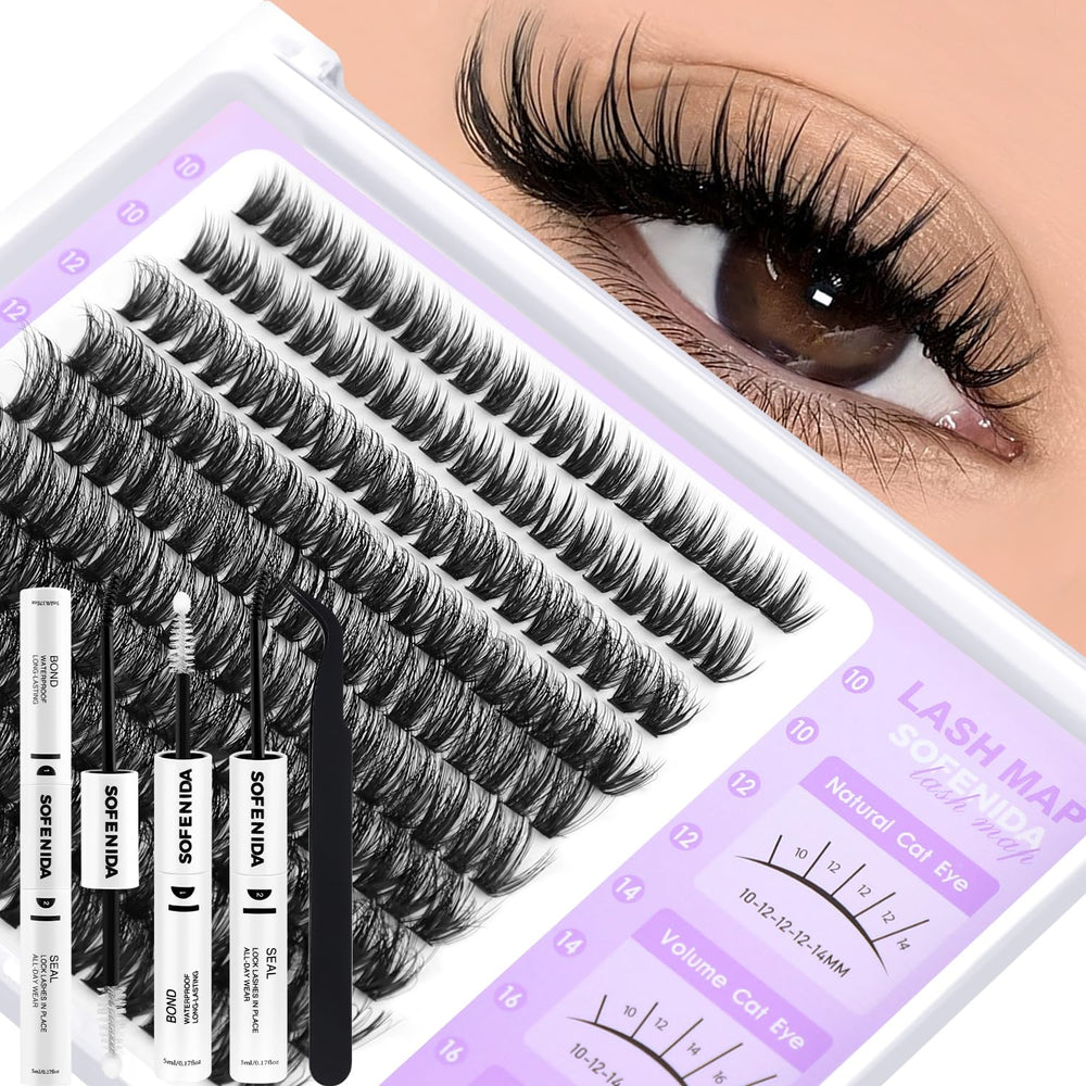 SOFENIDA faisceaux cils 60D pour un regard volumineux et précis