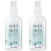 Soft Skin Jojoba Original Dry Oil Spray bottles shown in a pack for hydration on the go.