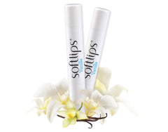 SoftLips Vanilla lip balm packaging ideal for travel