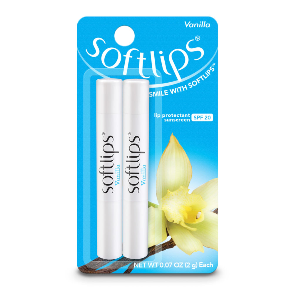 SoftLips Vanilla Lip Protectant compact for on the go hydration