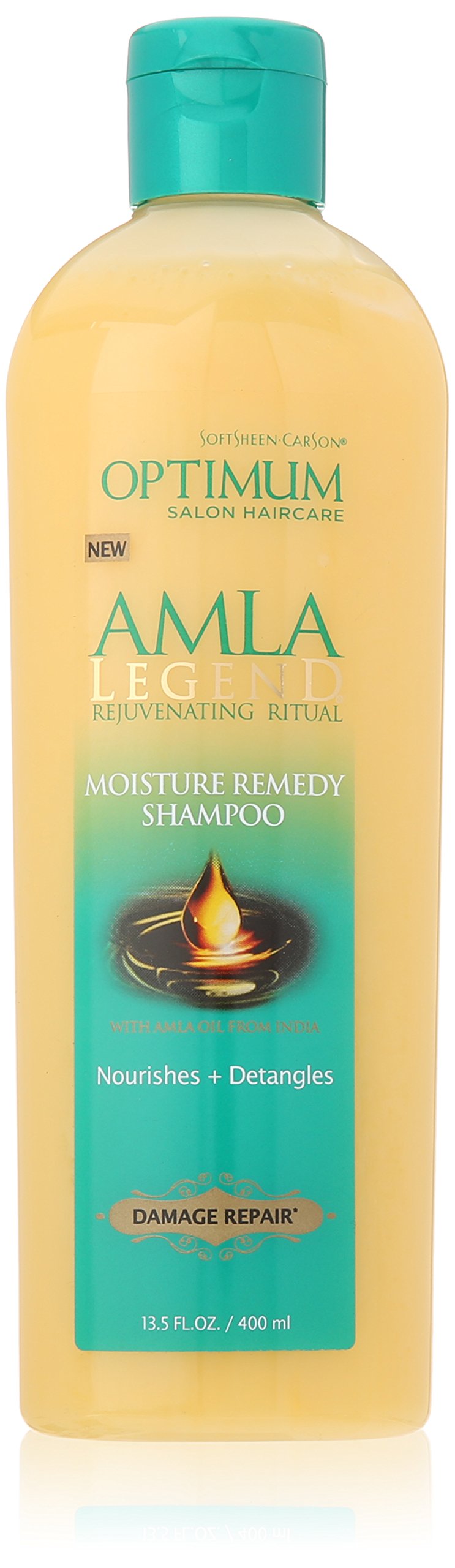 SoftSheen-Carson Amla Legend Shampoing: flacon visible, nettoyage en douceur et démêlage.