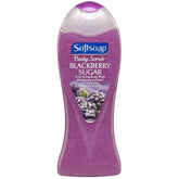 Softsoap Exfoliant Corps Myrtille Bouteille : gommage doux pour peau lumineuse et fraîche