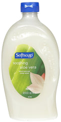 Softsoap remplissage aloé véra : bouteille prête à verser pour un lavage doux et hydratant