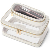 Soimeat sac-maquillage voyage transparent; pratique et rapide à repérer en déplacement.