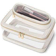 Soimeat sac-maquillage voyage transparent; pratique et rapide à repérer en déplacement.