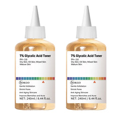 Sokgo tonique glycolique 7% – flacon exfoliant révélant une peau plus lumineuse.