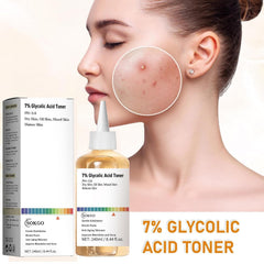 Sokgo tonique glycolique 7% – apaise et hydrate en profondeur la peau.
