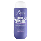 Sol de Janeiro Delicia Drench: huile-douche, texture qui se transforme en lait pour nourrir la peau.