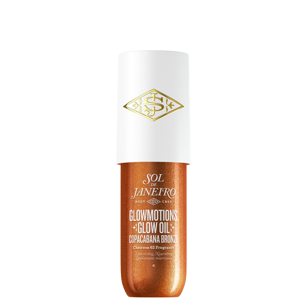 Sol de Janeiro Glowmotions Copacabana Bronze – bouteille bronzante pour un éclat doré.