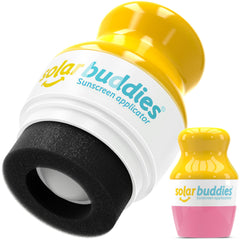 Solar Buddies applicateur crème solaire rose, format mini pratique pour le voyage en famille.