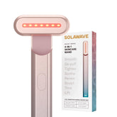 Solawave avec embout rotatif pour visage et cou, contour plus ferme.