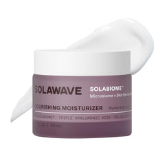 Solawave Crème Nuage Probiotique dans son emballage; hydratation rapide et légère.