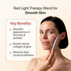 Solawave thérapie chaleur légère apaisante sur le visage