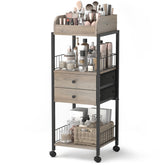 SOLIMINTR Organisateur maquillage au sol avec tiroirs pour rangement efficace