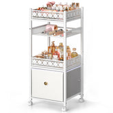 SOLIMINTR Organisateur maquillage avec tiroir, rangement clair et accessible pour tous vos produits.