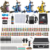 Solong Tattoo kit complet avec quatre machines pro.