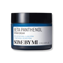 SOME BY MI Beta-Panthenol Repair Cream dans un pot, hydratation longue durée.