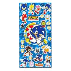 Sonic The Hedgehog – stickers colorés pour personnaliser l'heure du bain.