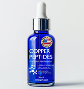 Sonora Supply Co serum cuivre cheveux — bouteille illustrant la liposomale pour densité capillaire.
