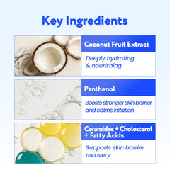 SOONDING Crème Barrière Coco – texture crème non grasse, absorption rapide.