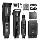 Soonsell trimmer barbe avec roue de réglage pour des longueurs précises jusqu’à 10 mm.