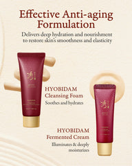 Crème Sooryehan Hyobidam en pot, hydratation durable.