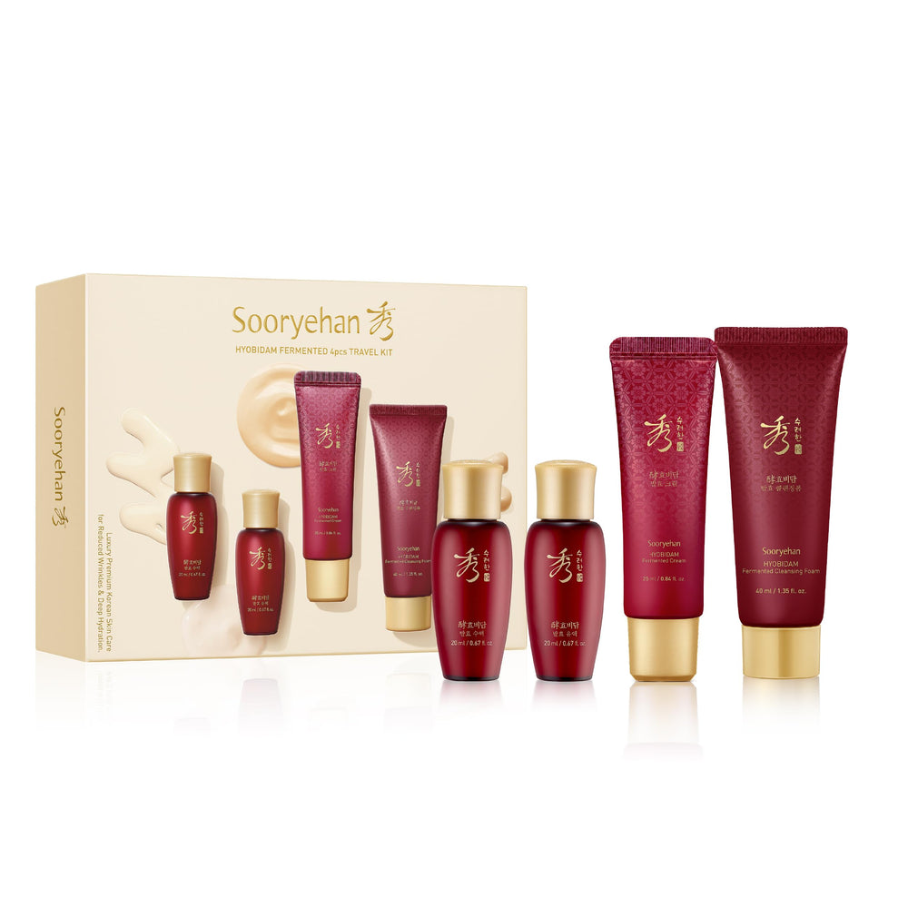 Kit de voyage Sooryehan Hyobidam, emballage compact et élégant.