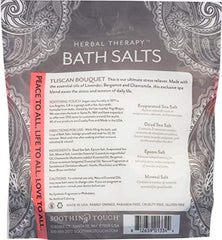 Pot de sels de bain Tuscan Bouquet parfum lavande et camomille pour un moment calme