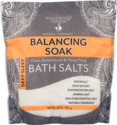 Soothing Touch Sels Bain Sommeil Profond — flacon prêt à être versé pour relaxation nocturne.