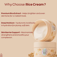 SOQU Crème de riz : emballage élégant prêt à la routine.