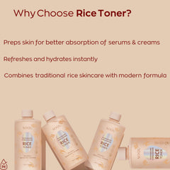 SOQU tonique – extrait de riz apporte une brillance naturelle.