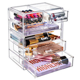 Sorbus organisateur maquillage acrylique 6 tiroirs pour tout trouver facilement.