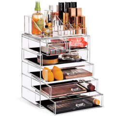 Sorbus organiseur maquillage acrylique 6 tiroirs facilite le rangement quotidien