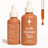 Sorelle Beauty Tanning Drops bottle with dropper for gradual natural glow.