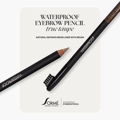 Crayon SORMÉ avec brosse intégrée pour un façonnage précis des sourcils