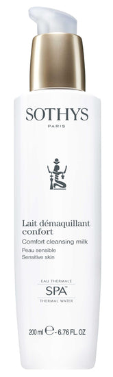 Lait nettoyant confort SOTHYS – bouteille douce pour peau sensible