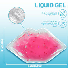 Soulagers compresse gel lèvres : froid portable pour apaiser l'inconfort.