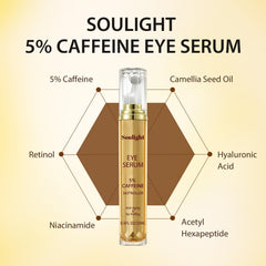 Sérum Yeux Soulight à l'acide hyaluronique hydrate durablement.