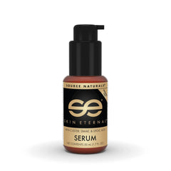 Source Naturals Skin Eternal Serum flacon, hydratation efficace et facile à doser.
