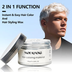 SOVONCARE cire colorante cheveux blanc – texture facile a modeler.