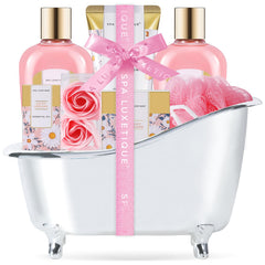 Coffret Spa Luxetique bain daisy prêt à offrir, expérience spa à domicile