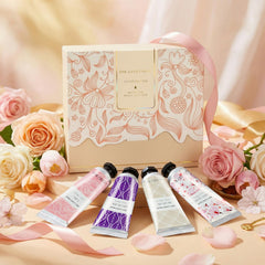 Crème mains Spa Luxetique rose, parfum élégant et peau souple.