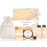 Coffret Spa Luxetique ensemble bain vanille pour une expérience spa à domicile