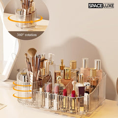 Rangement etages SpaceLuxe permet d’organiser palettes et soins.