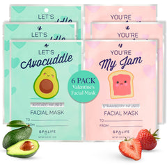Masque Avocuddle SpaLife à l'avocat pour hydratation nourrissante à domicile.