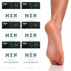 SpaLife cooling mint foot balm being applied for refreshing relief