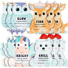 SpaLife masque hiver ours hydratant — apaise et hydrate durablement la peau.