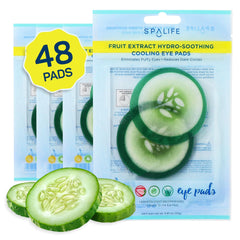 SpaLife patches yeux concombre rafraîchissants apportant un regard reposé