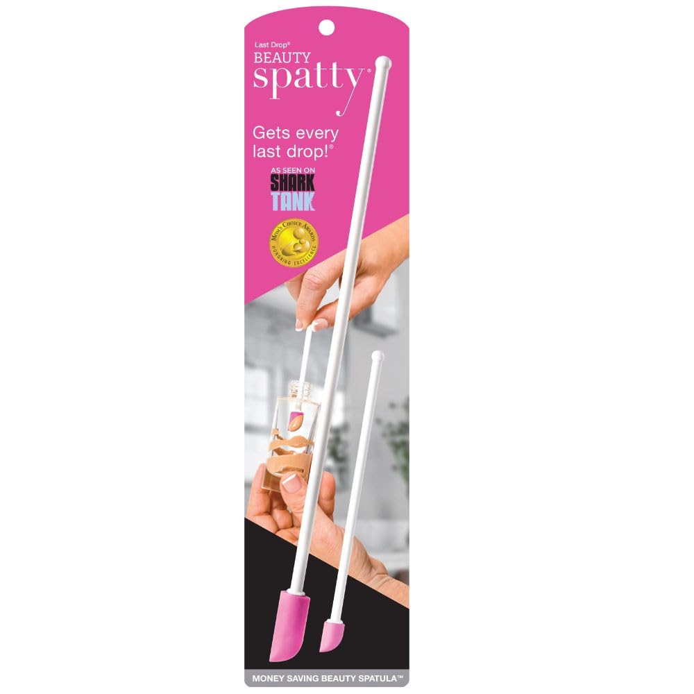 Spatty Daddy spatules beauté rose 6 pouces, accès au dernier peu de produit.