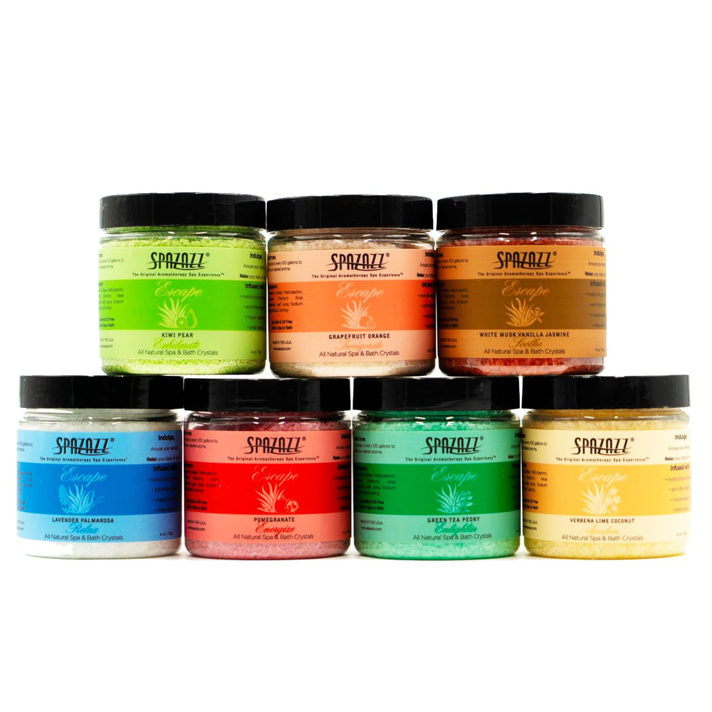 Sels de bain Spazazz Escape Lavande Pamarosa pour relaxation aromatique à domicile